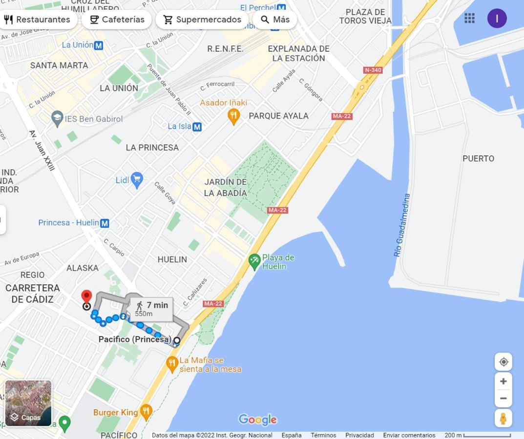 Huelin Beach Málaga Kültér fotó